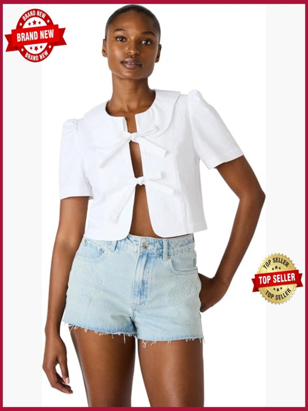 Collared Short Sleeve T-Shirt, Regular Fit, Soft Cotton Blend